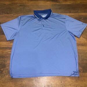 Reebok Blue Polo Golf Shirt